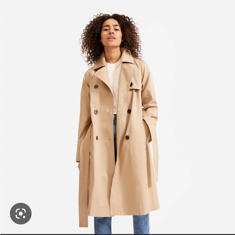 Everlane The Modern Trench Coat in khaki